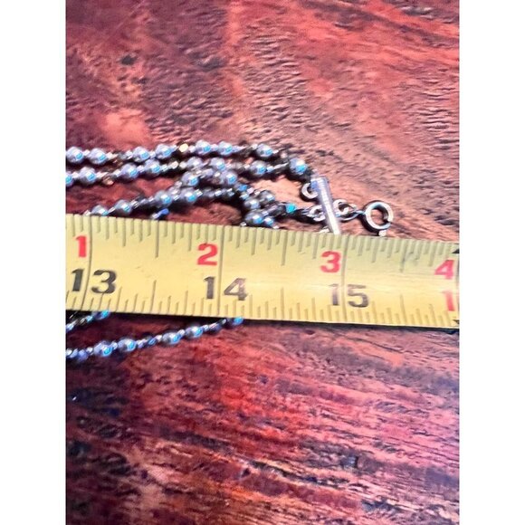Loft Multi-strand Beaded Grey/Silver Necklace - Picture 7 of 7